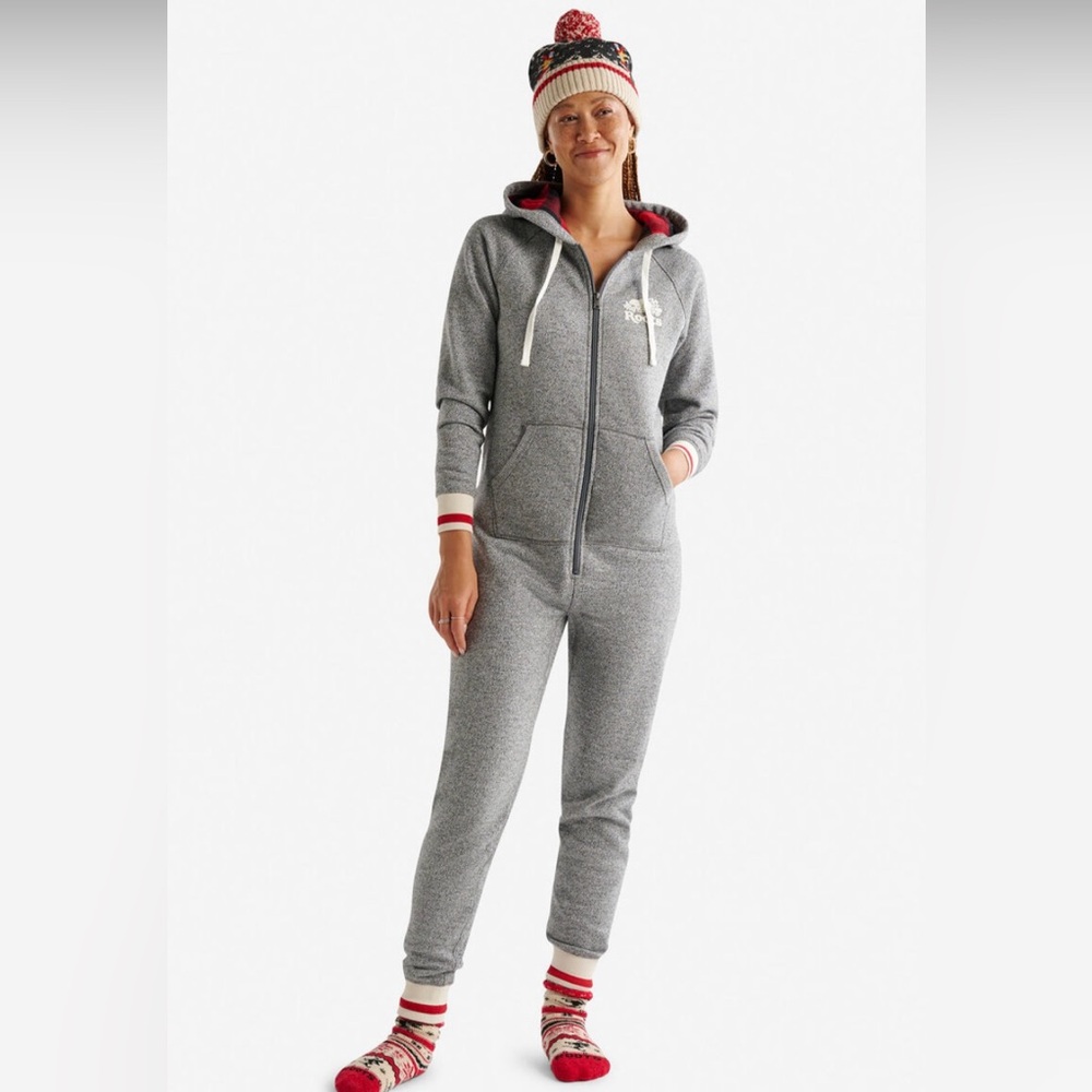 Womens Roots Cabin Onesie.
